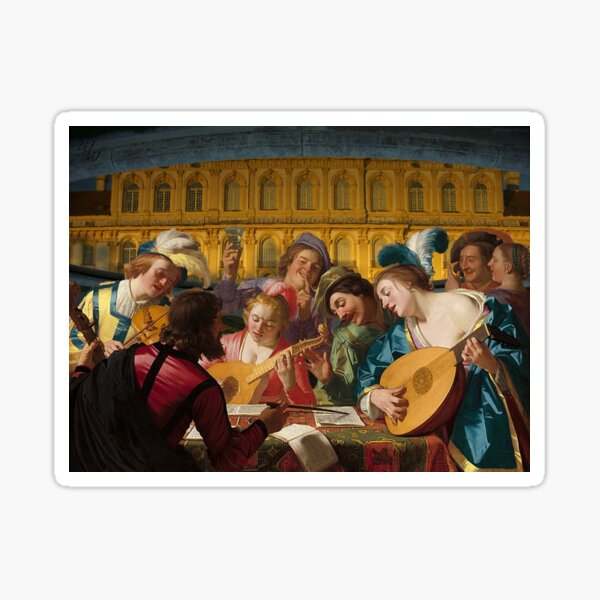 Barock - musikalische Reflektionen Sticker