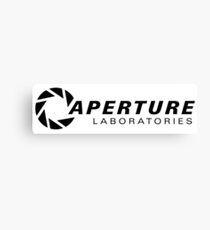 Portal Aperture Science Logo Canvas Print