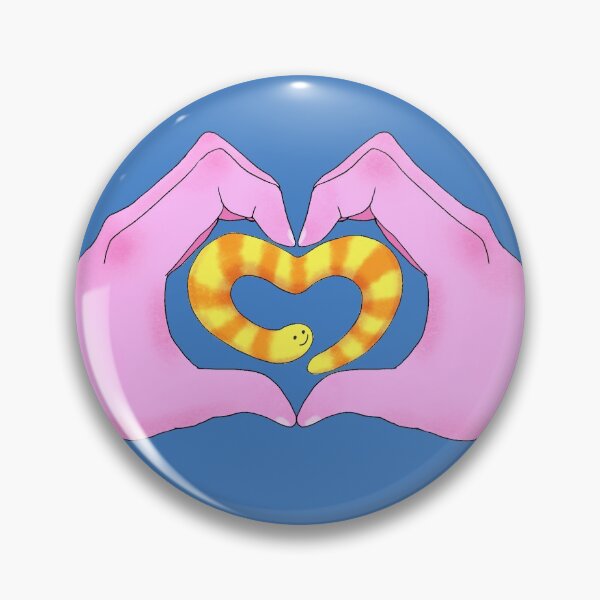 Item preview, Heart Hands with Happy Worm designed and sold by Maia Weintrager.