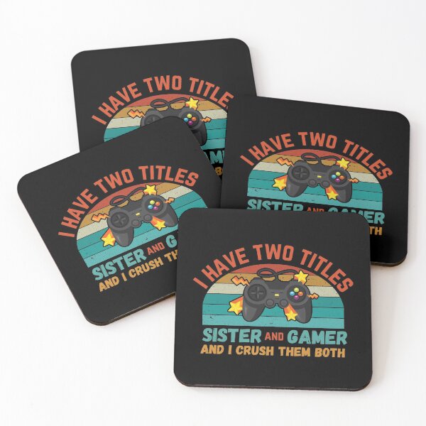 Item preview, I Have Two Titles sister And Gamer designed and sold by crazy merchs.