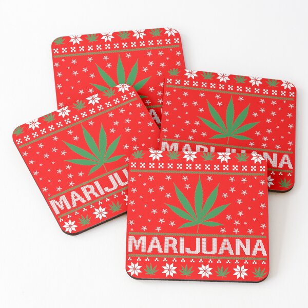 Item preview, Marijuana Leaf Christmas  designed and sold by Hatomomox.