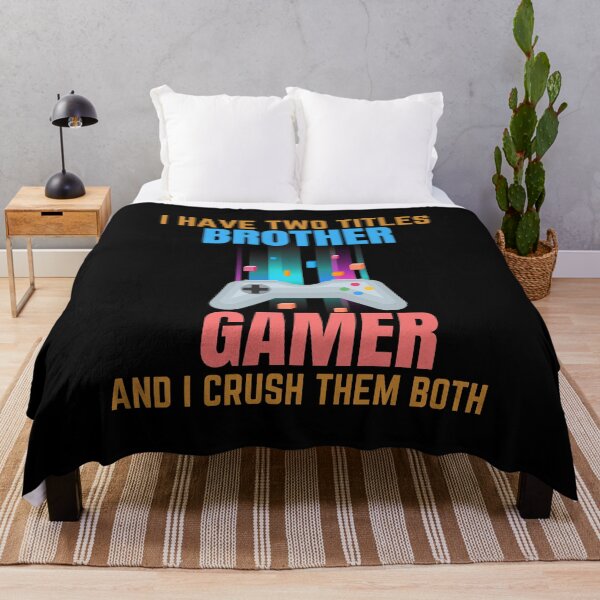 Item preview, I Have Two Titles Brother And Gamer designed and sold by crazy merchs.