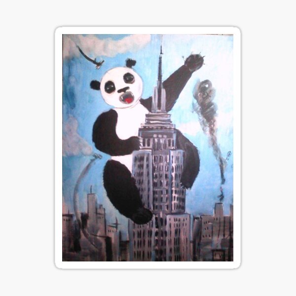 Panda Kong Sticker