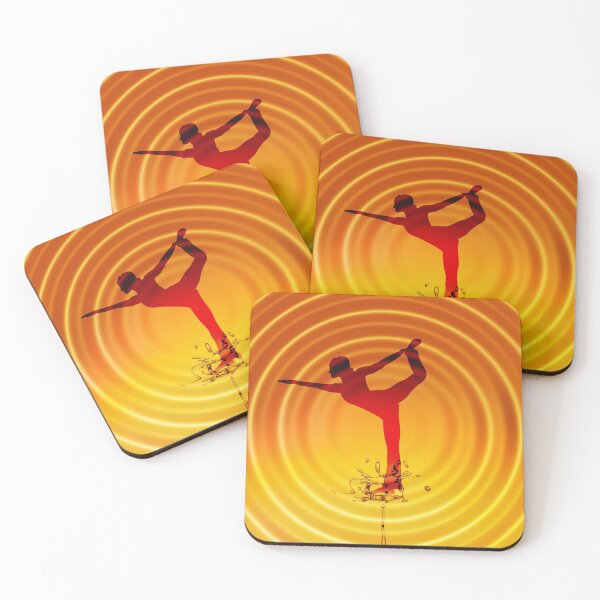 Item preview, Yoga at Sunset designed and sold by TwistedHareCo.