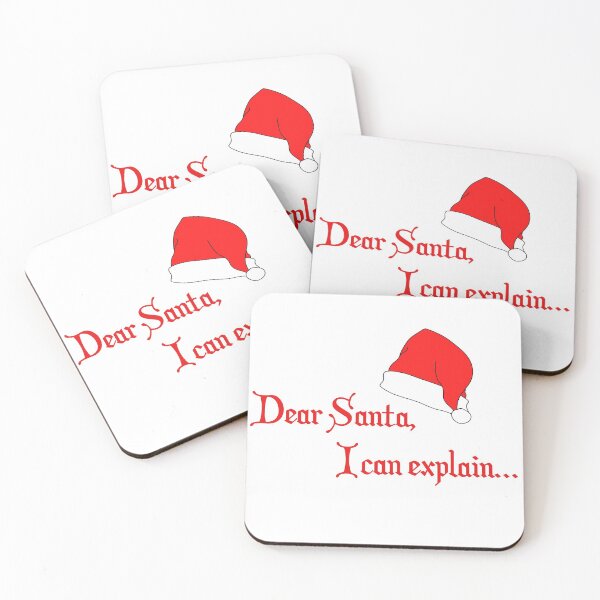 Item preview, Dear Santa I Can Explain - Funny Santa Claus Christmas design designed and sold by LordAudes.