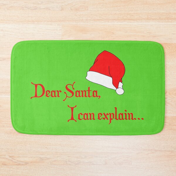 Item preview, Dear Santa I Can Explain - Funny Santa Claus Christmas design designed and sold by LordAudes.