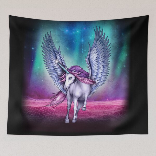 Item preview, Synthwave Unicorn designed and sold by ShaireProd.