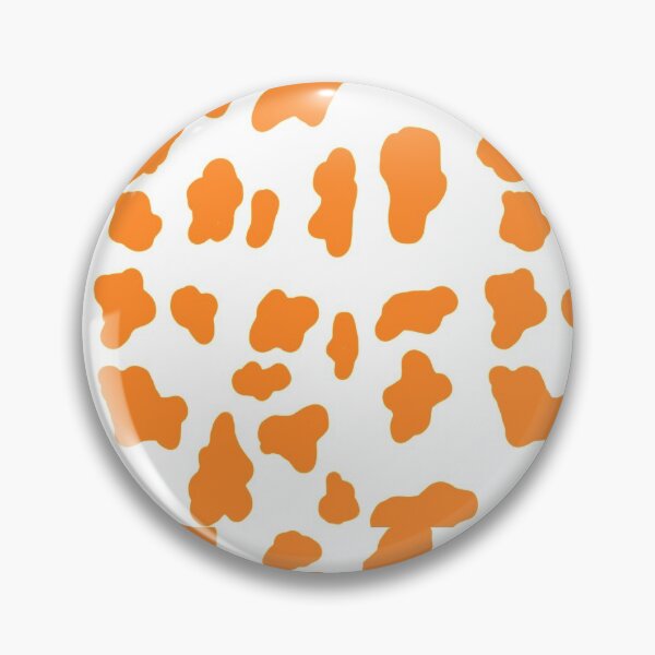 Item preview, Orange cow print designed and sold by Whitefox-.