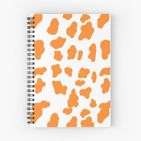 Item preview, Orange cow print designed and sold by Whitefox-.