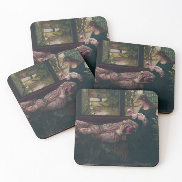 Item preview, Wreath of Roses (1880) - Marie Spartali Stillman designed and sold by SALON DES ARTS.