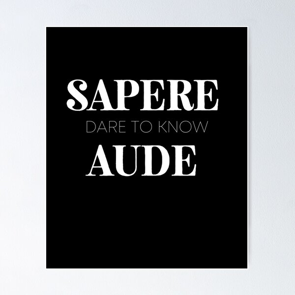 Item preview, Sapere Aude (Dare To Know) designed and sold by Sutra-Lotus-Co.
