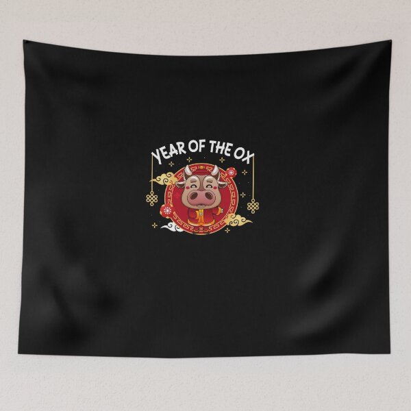 Item preview, Funny Chinese Zodiac Year Of the Ox 2021 Happy New Year designed and sold by Alex Cuttell.