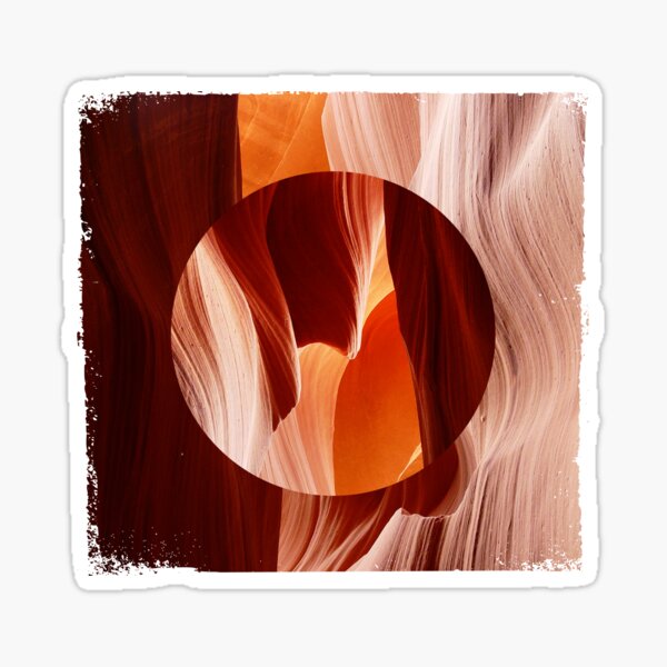 Red Sand Polyscape Sticker