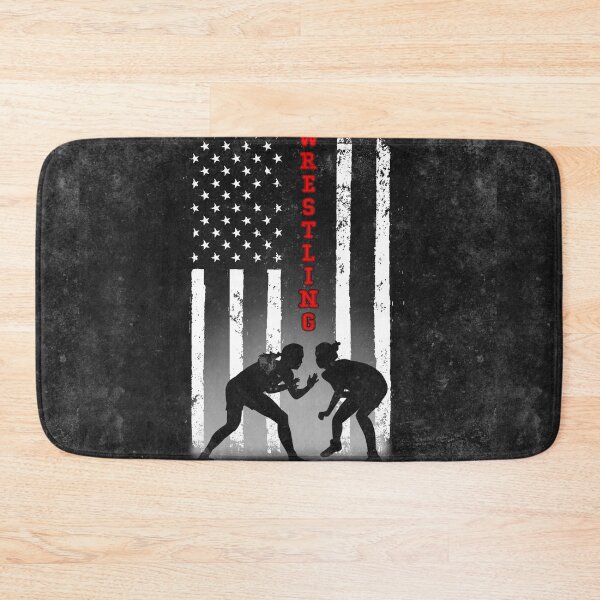 Item preview, WRESTLING AMERICAN FLAG BLACK  designed and sold by LQTDesigns.