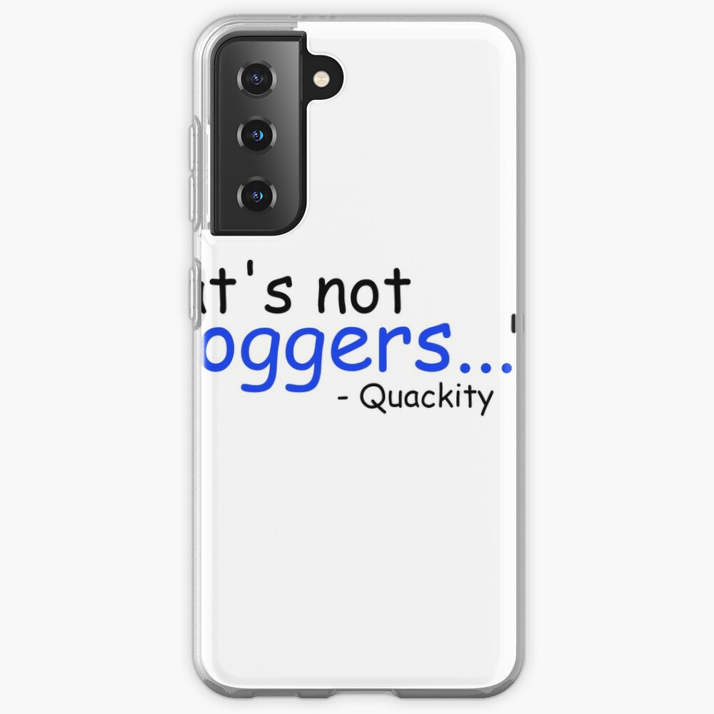 Thats Not Poggers Quackity Case Skin For Samsung Galaxy By Thejunglebrooke Redbubble
