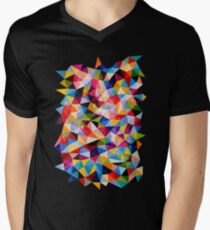 Space Shapes Men's V-Neck T-Shirt