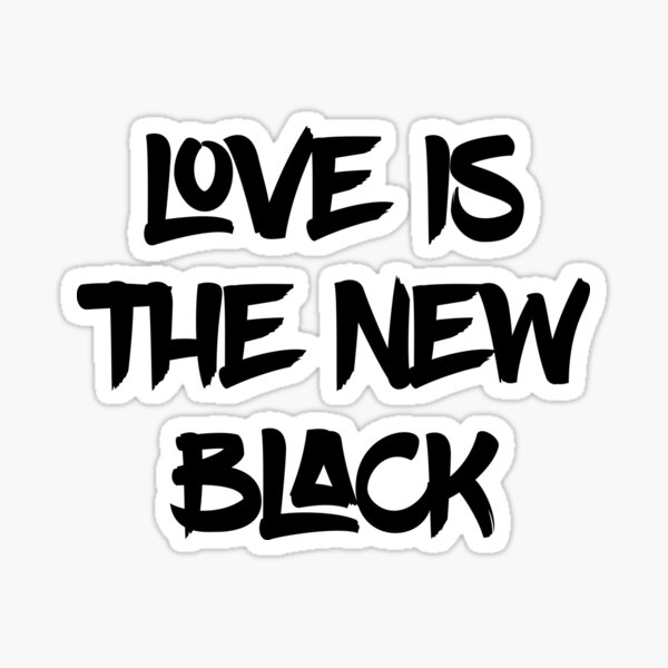 Artikel-Vorschau von Liebe ist das neue Schwarz., designt und verkauft von aboniteblanc.