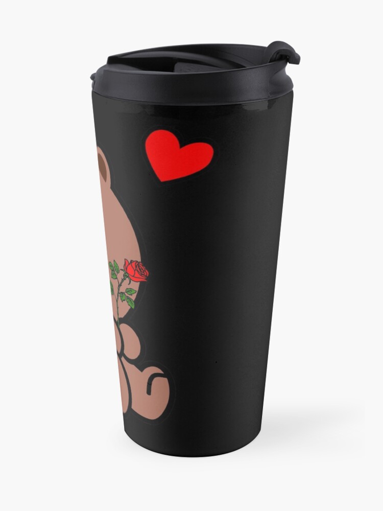Alternate view of Brown Bear Cony Bunny Rabbit Be My Lover (Him) Travel Mug