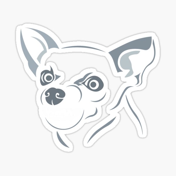 El Paso Chihuahuas Cute Chihuahua Angry Sticker by Artistshot