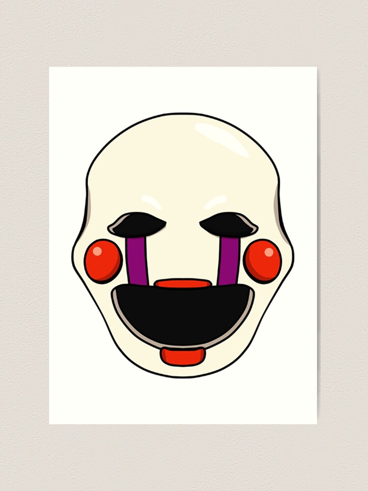 puppet, FNAF Art Print by heartfeltdesigns by Telahmarie