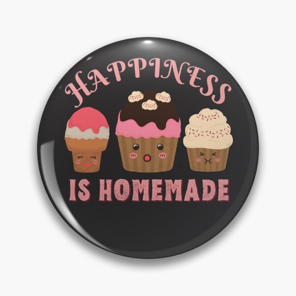 Item preview, Happiness is Homemade, Funny gift with saying for Moms and homebakers designed and sold by AmazingEcraft.