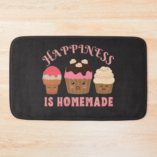Item preview, Happiness is Homemade, Funny gift with saying for Moms and homebakers designed and sold by AmazingEcraft.