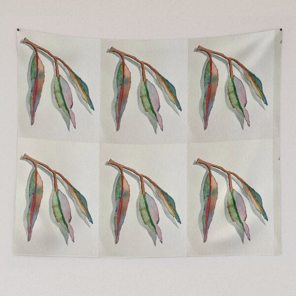 Item preview, Warm opal gumleaves designed and sold by W Strauss.
