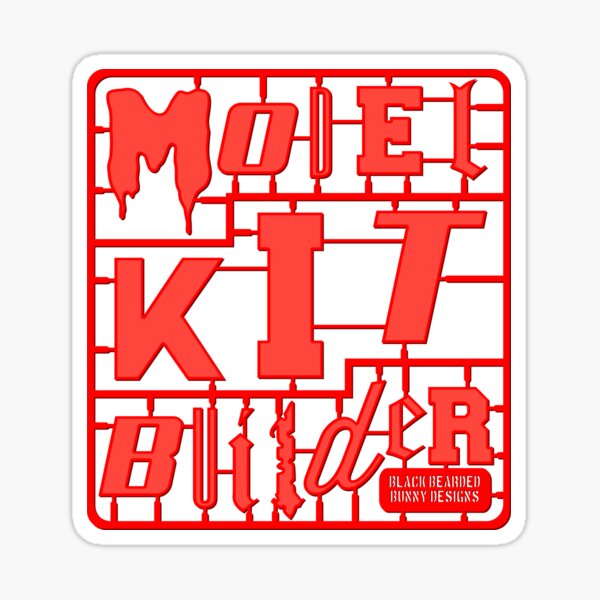 Model Kit Builder Stickers for Sale Redbubble