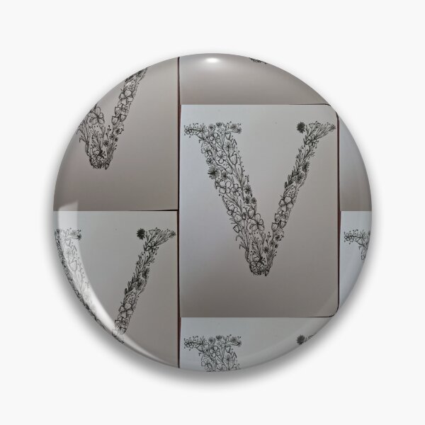 Artikelvorschau, Blumenalphabet "V" entworfen und verkauft von Fruityletters.