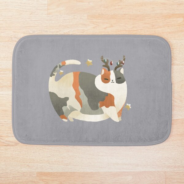 Item preview, Christmas Reindeer Cat  designed and sold by shopfindingbeni.