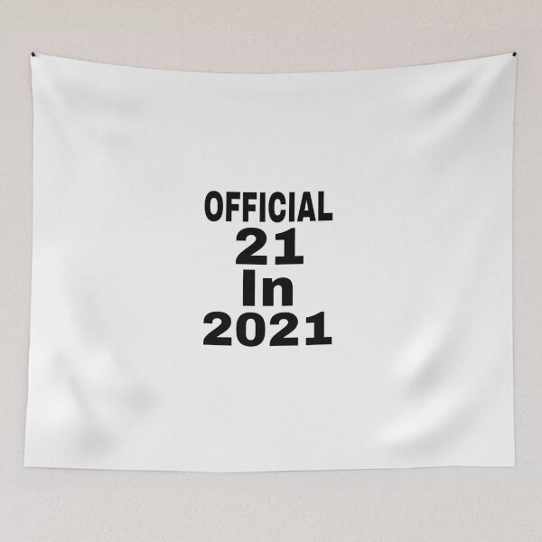 Item preview, Official 21 in 2021-Birthday Quotes  designed and sold by Angees.