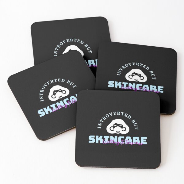 Item preview, INTROVERTED BUT WILLING TO DISCUSS SKINCARE designed and sold by cookiemasterpj.