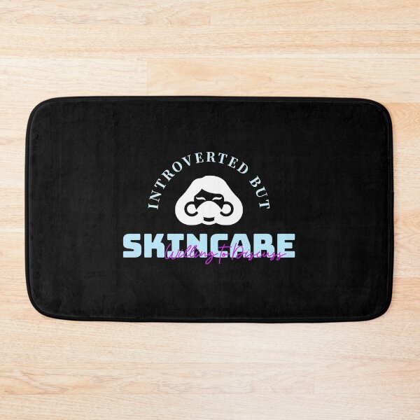 Item preview, INTROVERTED BUT WILLING TO DISCUSS SKINCARE designed and sold by cookiemasterpj.