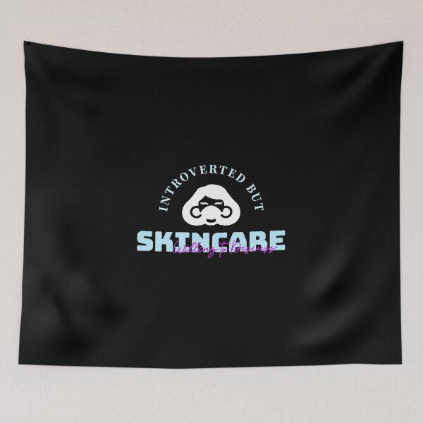 Item preview, INTROVERTED BUT WILLING TO DISCUSS SKINCARE designed and sold by cookiemasterpj.