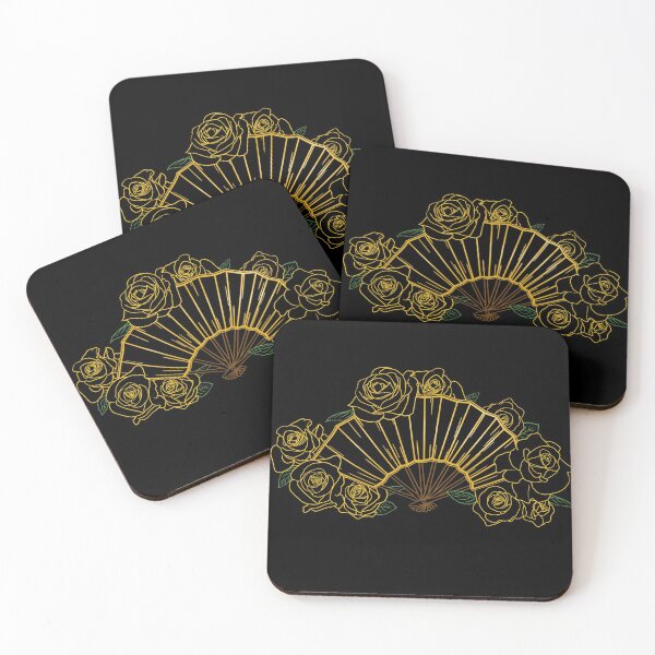 Item preview, Kyoshi - Fan and Roses designed and sold by 11ofCrows.
