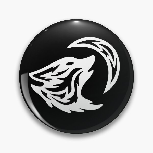 Item preview, Tribal White Howling Wolf Tattoo designed and sold by BiscuitSnack.
