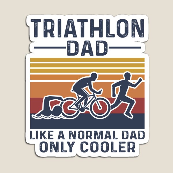 Item preview, TRIATHLON DAD LIKE A NORMAL DAD designed and sold by LQTDesigns.