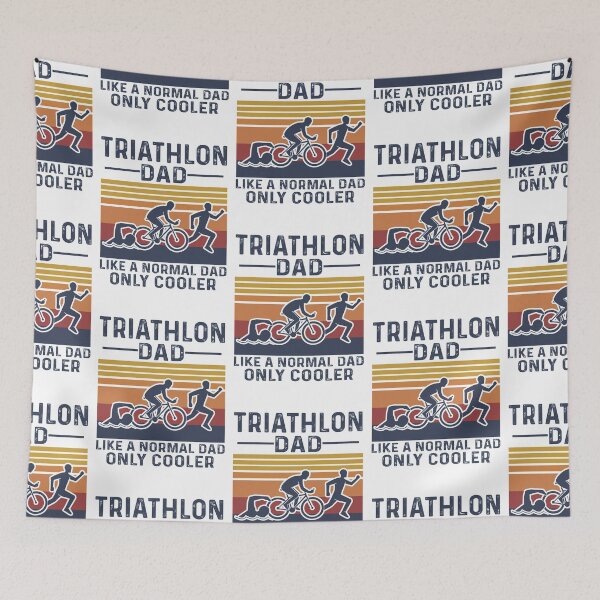 Item preview, TRIATHLON DAD LIKE A NORMAL DAD designed and sold by LQTDesigns.
