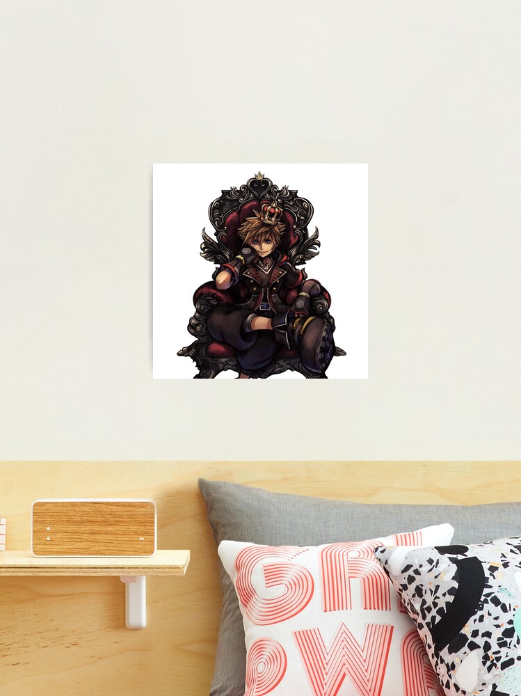 Kingdom hearts 3 Sora in his Throne