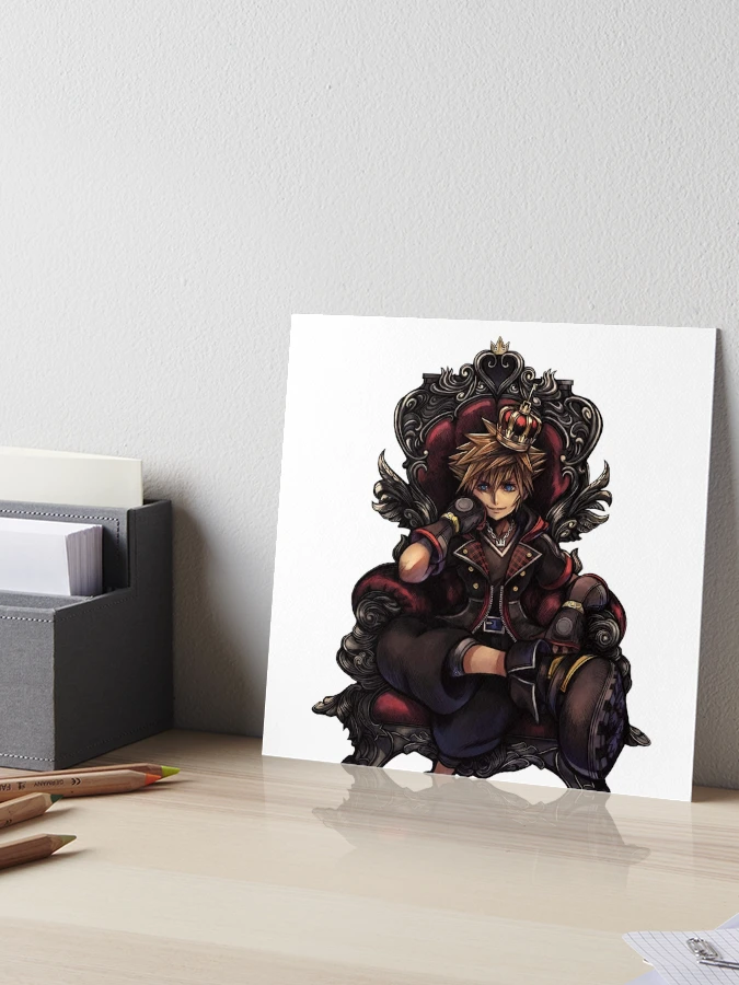 Kingdom hearts 3 Sora in his Throne