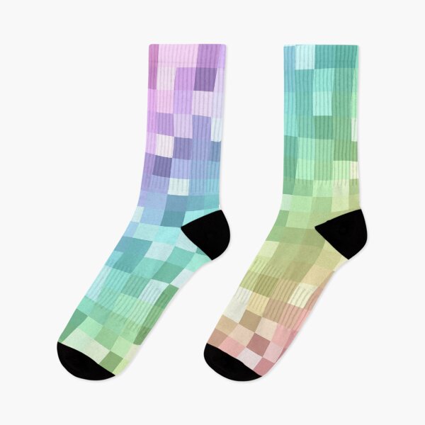 Item preview, Rainbow Pixel pattern designed and sold by BiscuitSnack.