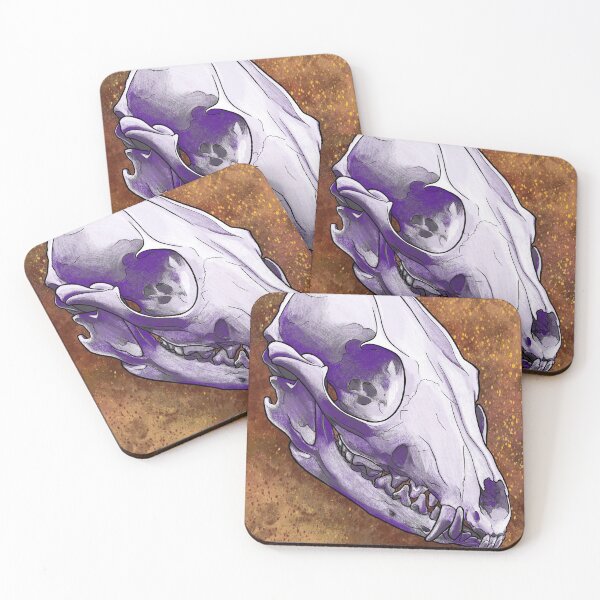 Item preview, Fox Skull (Asexual Pride) designed and sold by artfulscientist.