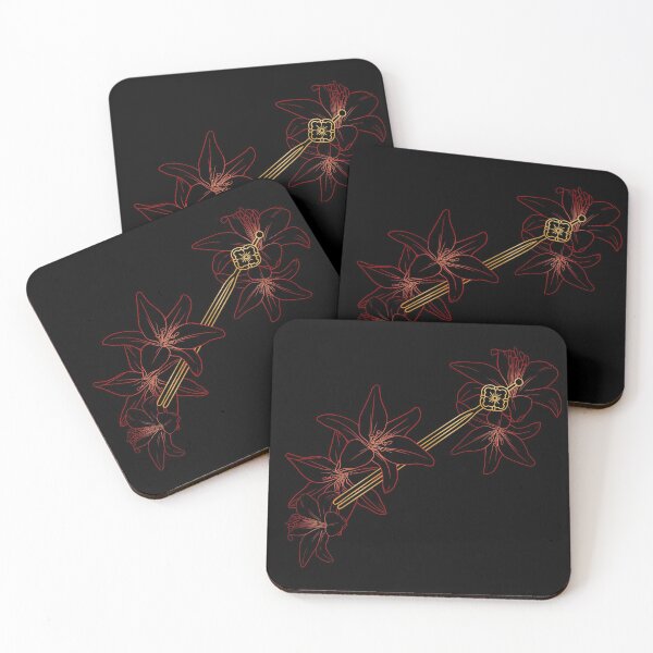Item preview, Rangi - Hair Pin and Lilies designed and sold by 11ofCrows.