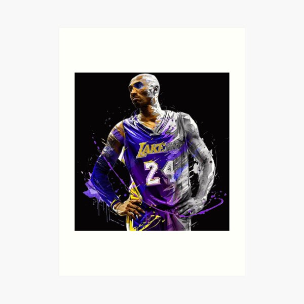 Légende Kobe Bryant NBA RIP Artwork Impression artistique