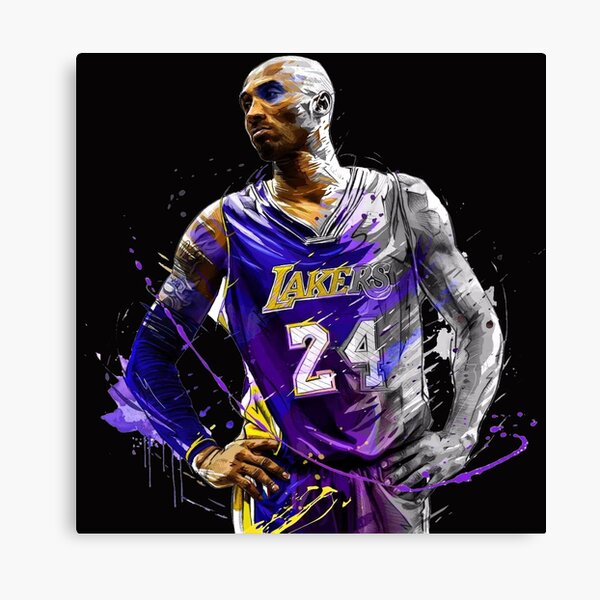Legend Kobe Bryant NBA RIP Artwork Canvas Print