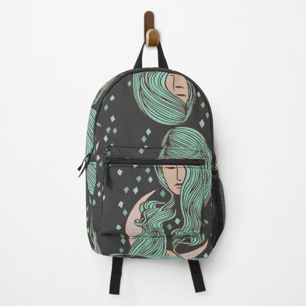 Item preview, Queen Moon Stars Celestial Goddess Art Nouveau designed and sold by Cecilia Mok.