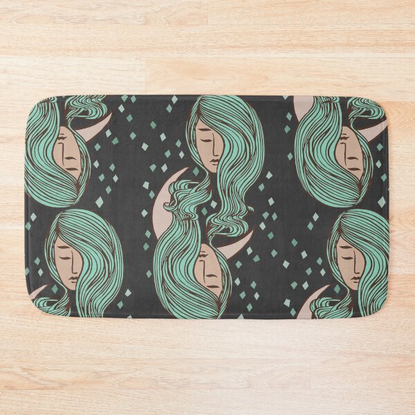 Item preview, Queen Moon Stars Celestial Goddess Art Nouveau designed and sold by Cecilia Mok.