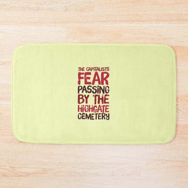 Item preview, The Capitalists Fear Passing By The Highgate Cemetery Design designed and sold by ArqDezines.