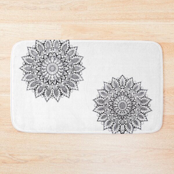 Item preview, Two Mandala Art Circles  designed and sold by artesiaKT.