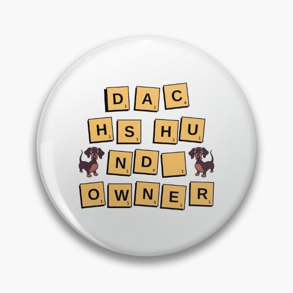Item preview, Scrabble Dachshund designed and sold by quirkmedia.